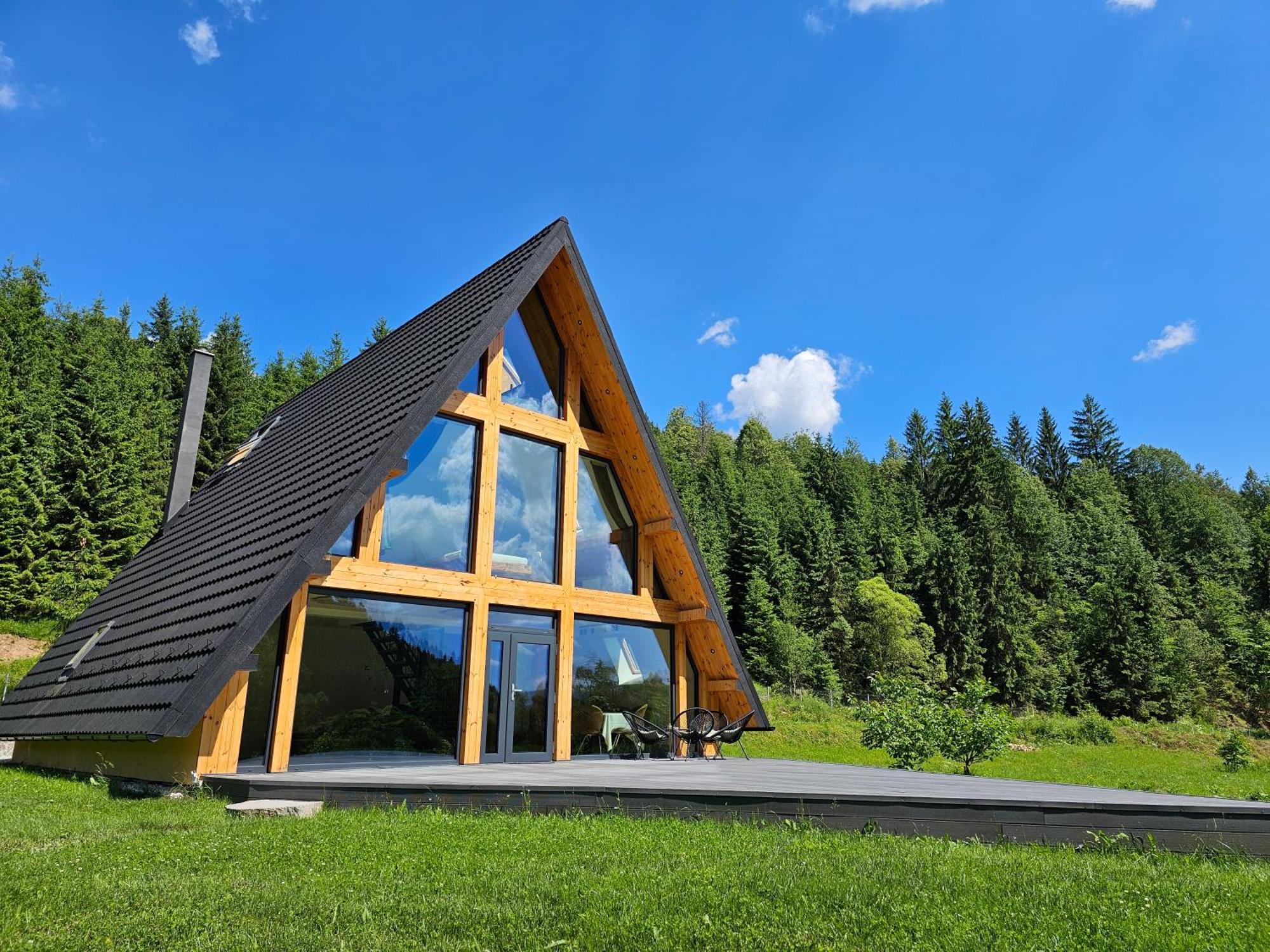 Cabana Cozy Cabin A Frame Maroshévíz Kültér fotó